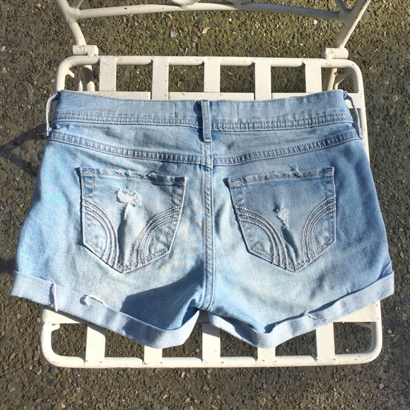 HOLLISTER - RIPPED MIDI SHORTS - Picture 5 of 6